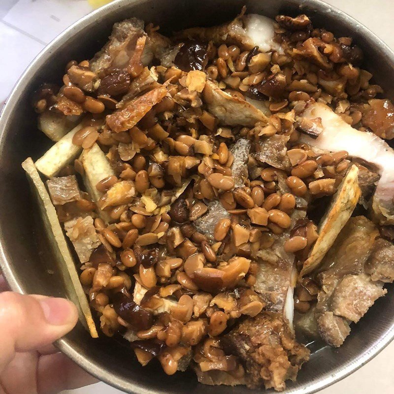 Sốt tương ướp thịt khâu nhục đã pha