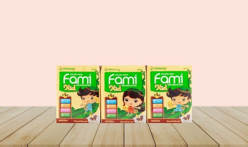 Sữa đậu nành Fami Kid phù hợp cho trẻ em từ 6 tuổi.