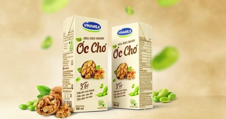 Sữa hạt óc chó Vinamilk bao nhiêu calo và có làm tăng cân không? Sữa đậu nành hạt óc chó Vinamilk 180 ml