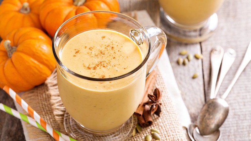 Sữa hạt sen lá dứa bí đỏ, thức uống thơm ngon bổ dưỡng để tăng cân