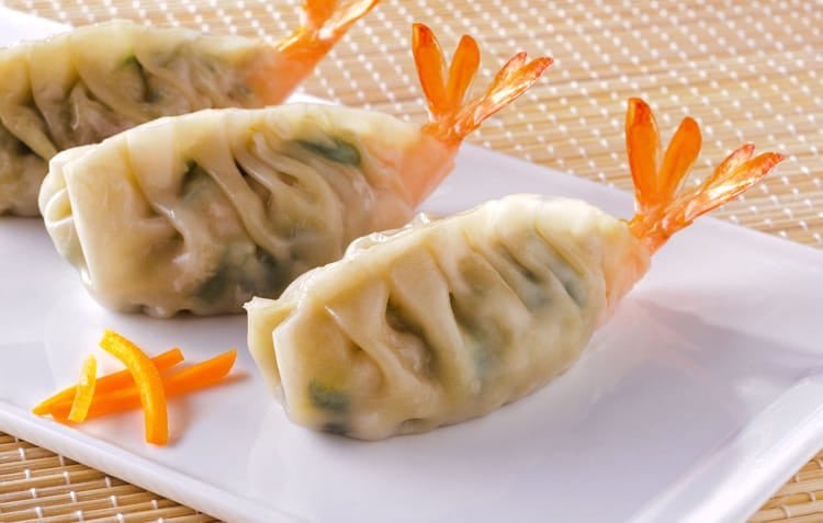 Sủi cảo tôm thơm ngon hấp dẫn