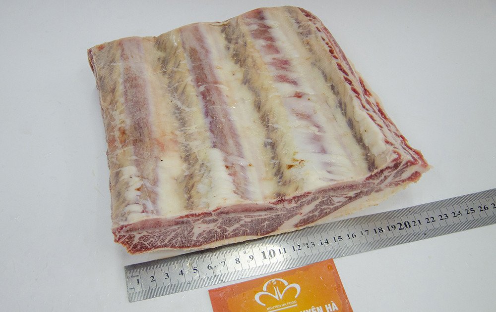 Sườn bò Mỹ nguyên liệu cho món Galbi Tang Hàn Quốc