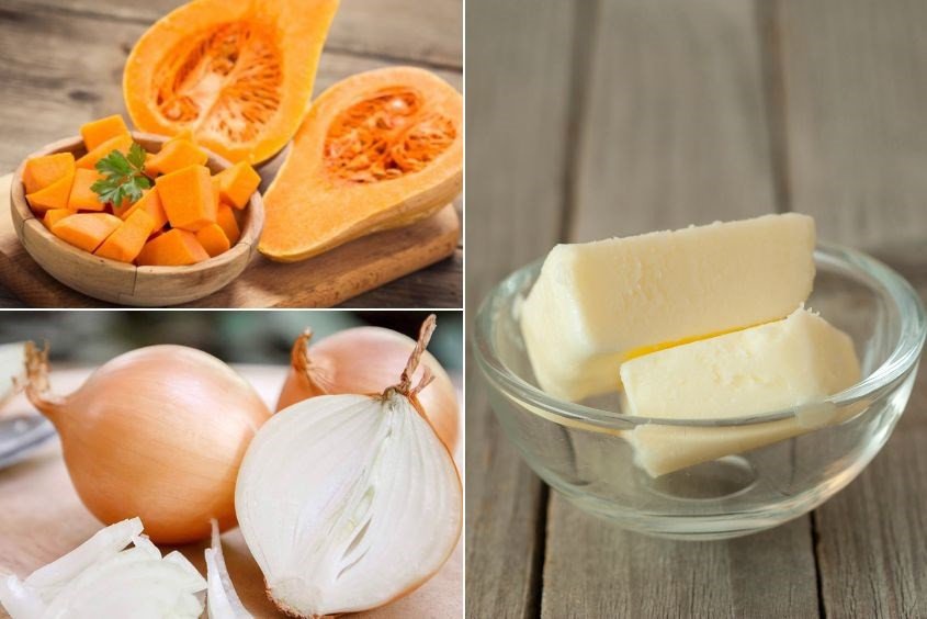 Súp bí đỏ hành tây thơm ngon, giúp bé phát triển trí não