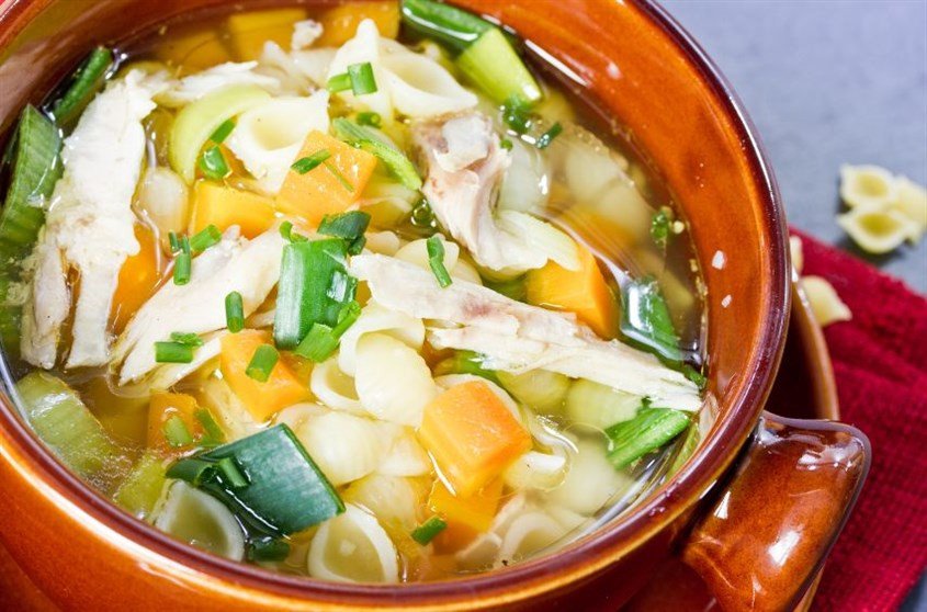 Súp gà cho bé giàu dưỡng chất