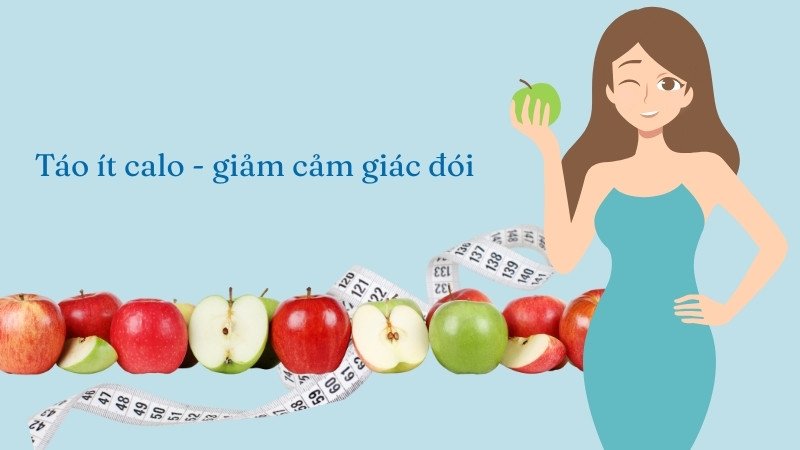 Táo xanh ít calo và giàu chất xơ, rất phù hợp cho chế độ ăn kiêng và giảm cân