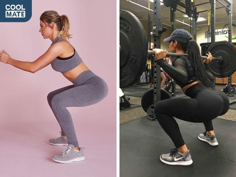 Tập squat thường xuyên giúp đốt cháy calo và giảm cân
