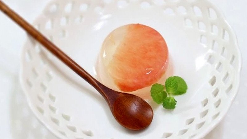 Thạch rau câu bưởi tươi mát, món ăn vặt lý tưởng để giảm cân.