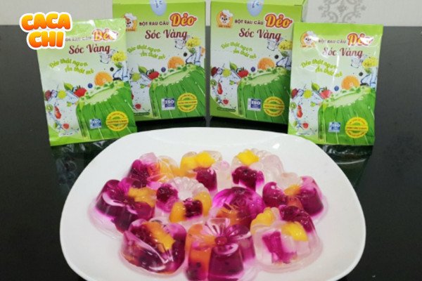 Thạch rau câu dẻo hình con cá hoàn chỉnh