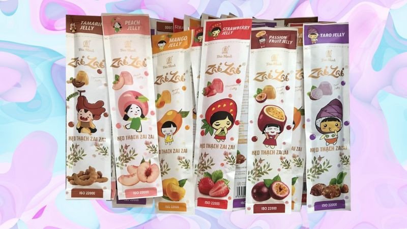Thạch Zai Zai được khuyến nghị cho trẻ từ 3 tuổi trở lên có giám sát