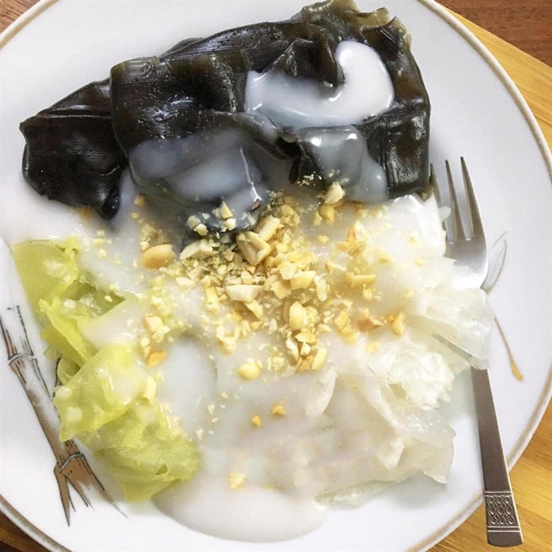 Thành phẩm bánh lá mít dẻo thơm hấp dẫn