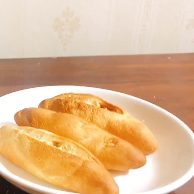 Thành phẩm bánh mì ngon giòn rụm