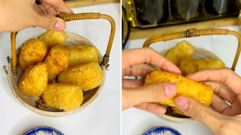 Thành phẩm bánh từ bột bắp và sữa