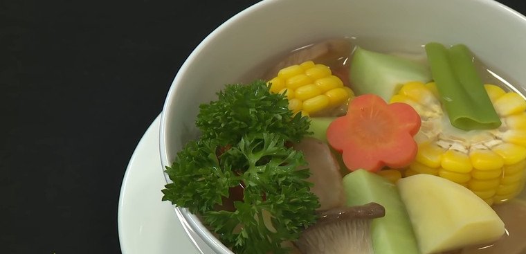Thành phẩm canh chay thập cẩm