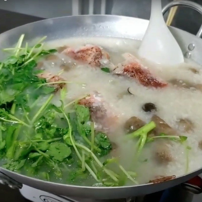Thành phẩm cháo cá mú thơm ngon, bổ dưỡng