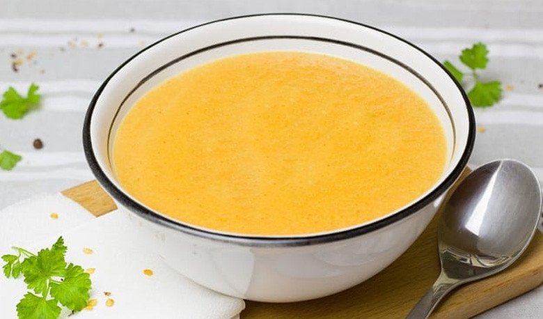Thành phẩm chè bột sắn dây bí ngô hấp dẫn