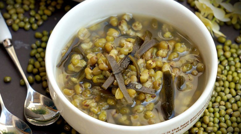 Thành phẩm chè đậu xanh phổ tai ngon