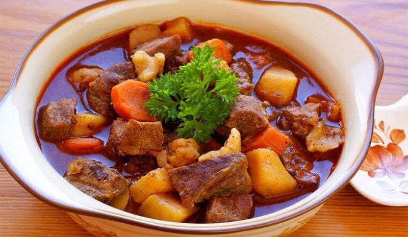 Thành phẩm món cà ri bò thơm ngon chuẩn vị