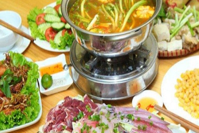 Thành phẩm món lẩu hải sản ngon hấp dẫn sau khi chế biến