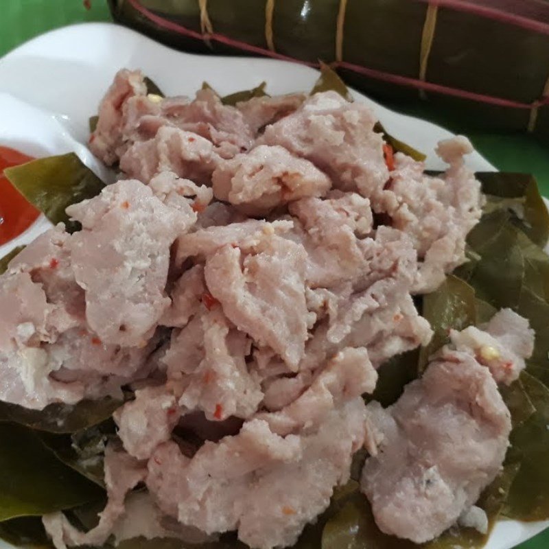 Thành phẩm nem thịt nạc trưởi thơm ngon