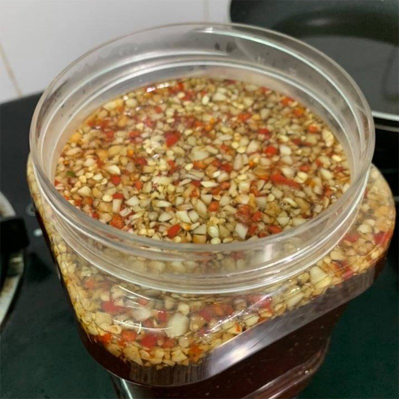 Thành phẩm nước mắm chua ngọt