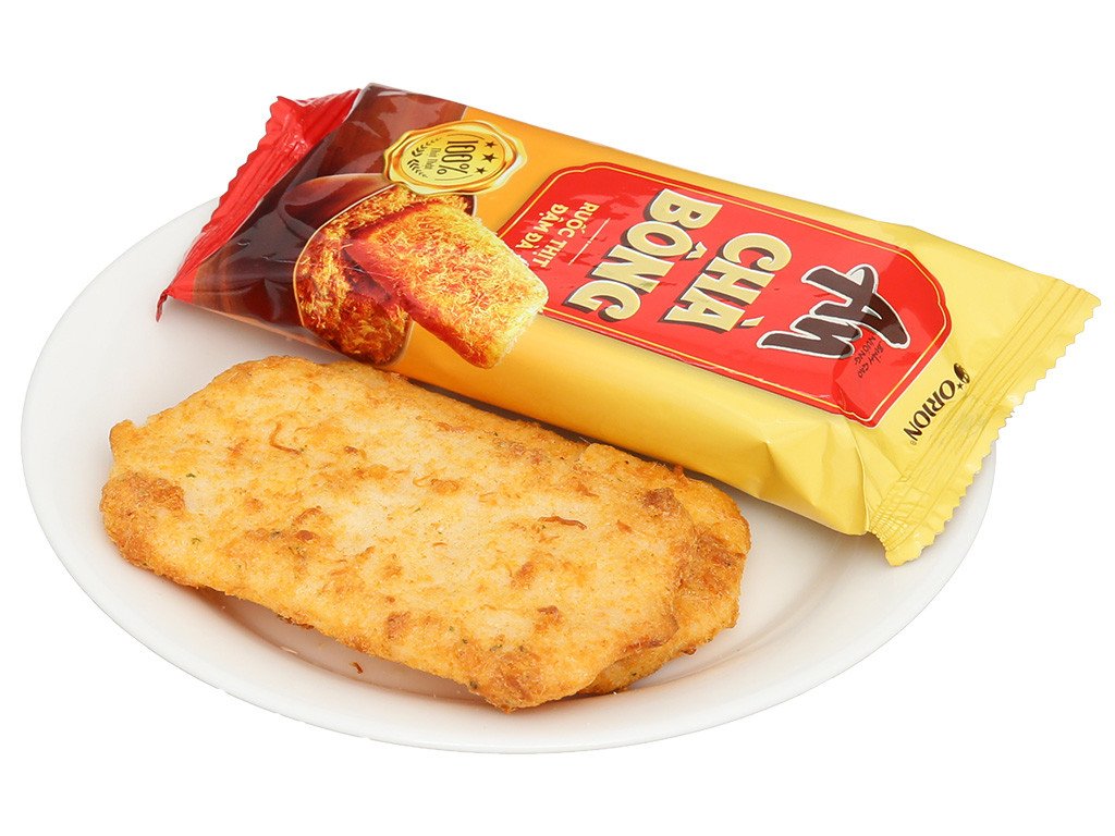 Thành phần chi tiết in trên bao bì bánh gạo An chà bông