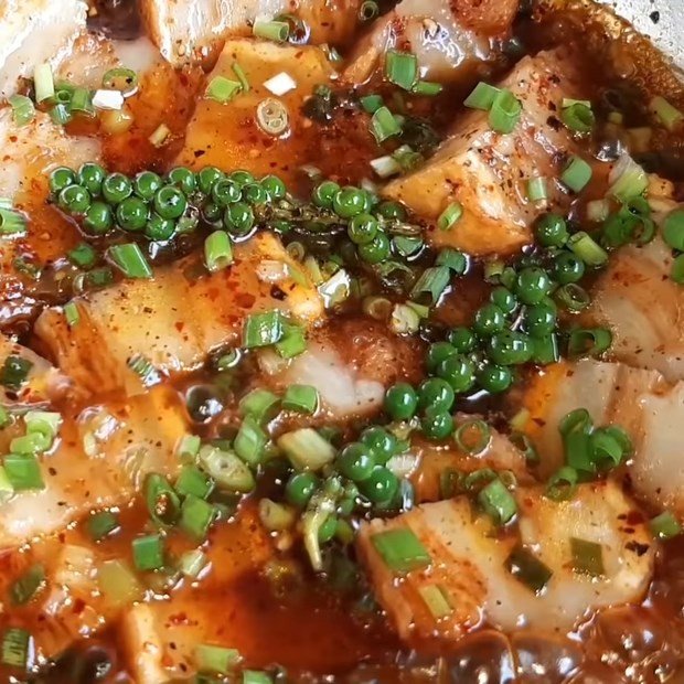 Thịt ba chỉ kho tiêu chay thành phẩm bắt mắt