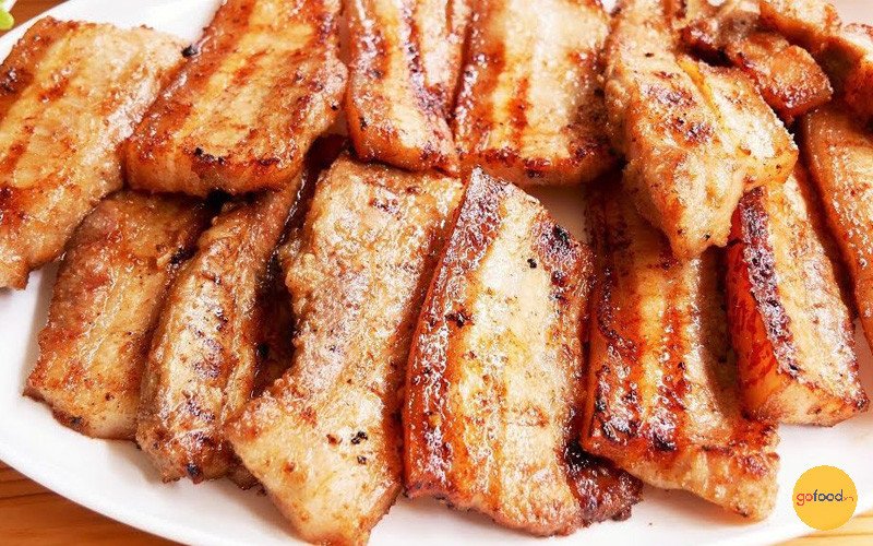 Thịt ba rọi nướng mật ong