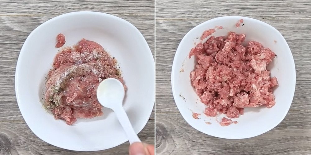 Thịt băm rang cháy cạnh thơm ngon