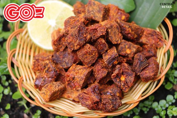 Thịt bò khô viên cay nồng, đậm đà