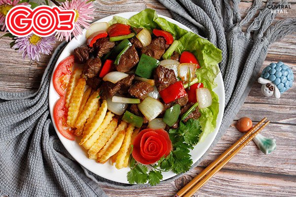 Thịt bò lúc lắc mềm ngọt, đậm đà