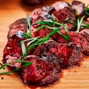 Thịt bò nướng BBQ sốt Teriyaki đậm đà