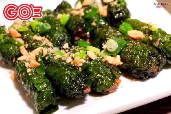 Thịt bò nướng lá lốt thơm lừng