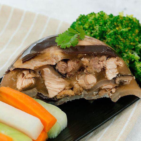 Thịt đông gà đã hoàn thành thơm ngon bổ dưỡng