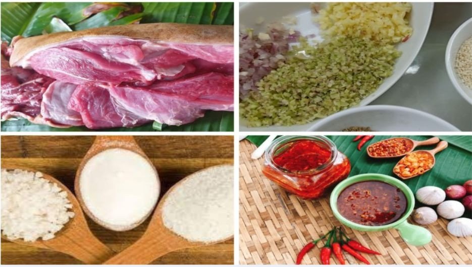 Thịt nai tươi ngon được cắt miếng để chuẩn bị ướp