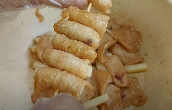 Thịt nướng chay đã hoàn thành