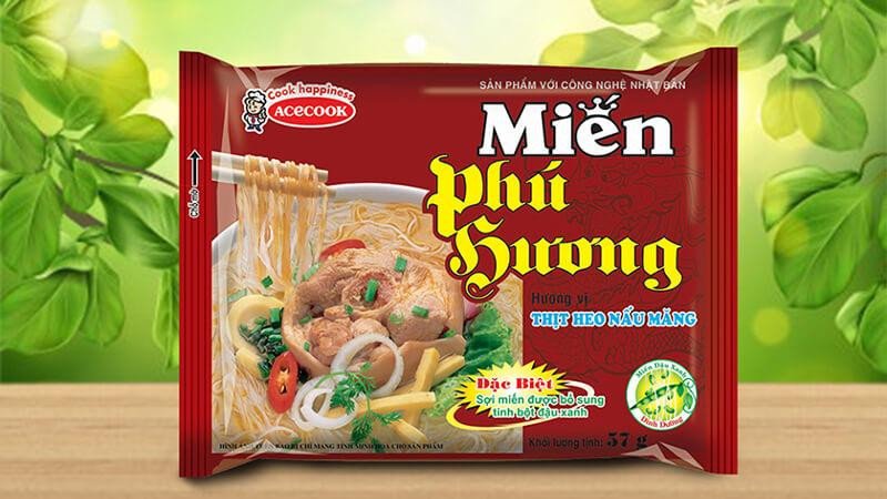 Thông tin 100g miến Phú Hương bao nhiêu calo