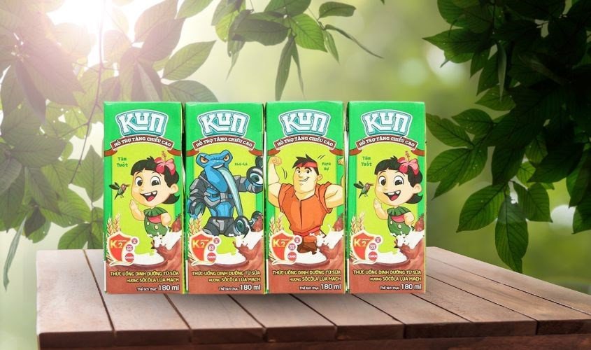 Thức uống lúa mạch Kun hương socola cung cấp năng lượng