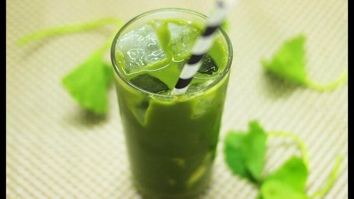 Thức uống nước ép rau má tươi mát bổ dưỡng