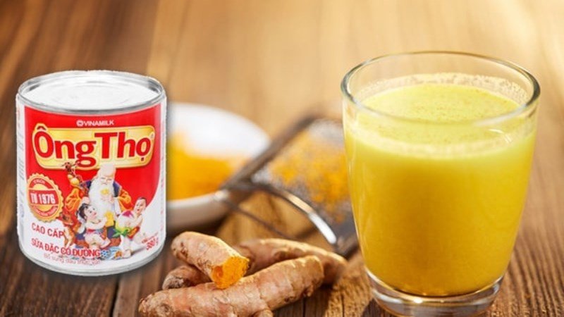 Thức uống sữa Ông Thọ và tinh bột nghệ bổ dưỡng