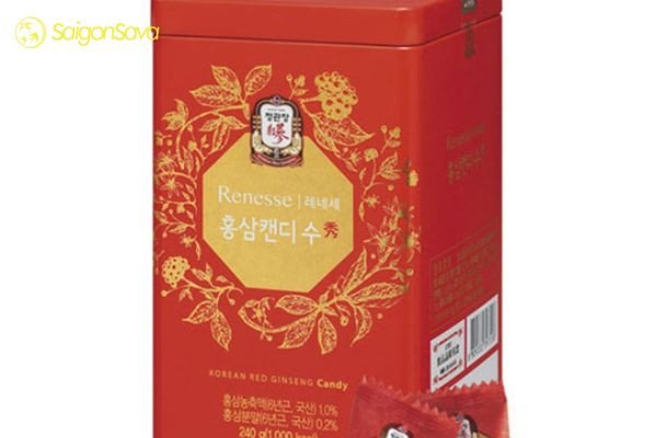 Thương hiệu kẹo sâm Hàn Quốc chất lượng cao.