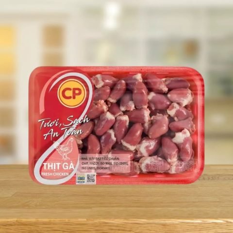 Tim gà tươi sạch, nguồn cung cấp dinh dưỡng và calo dồi dào