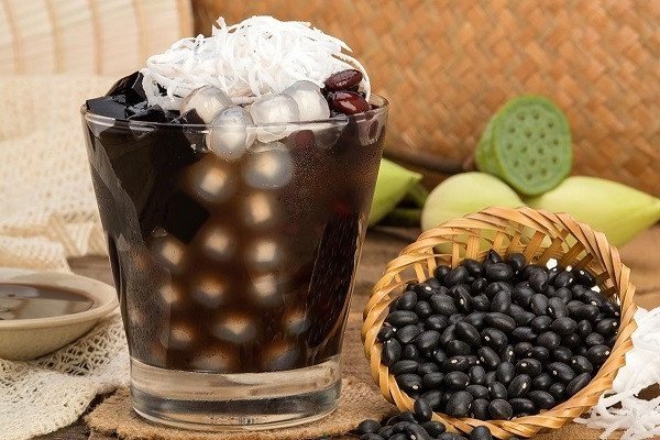 Trân châu dừa cho chè đỗ đen