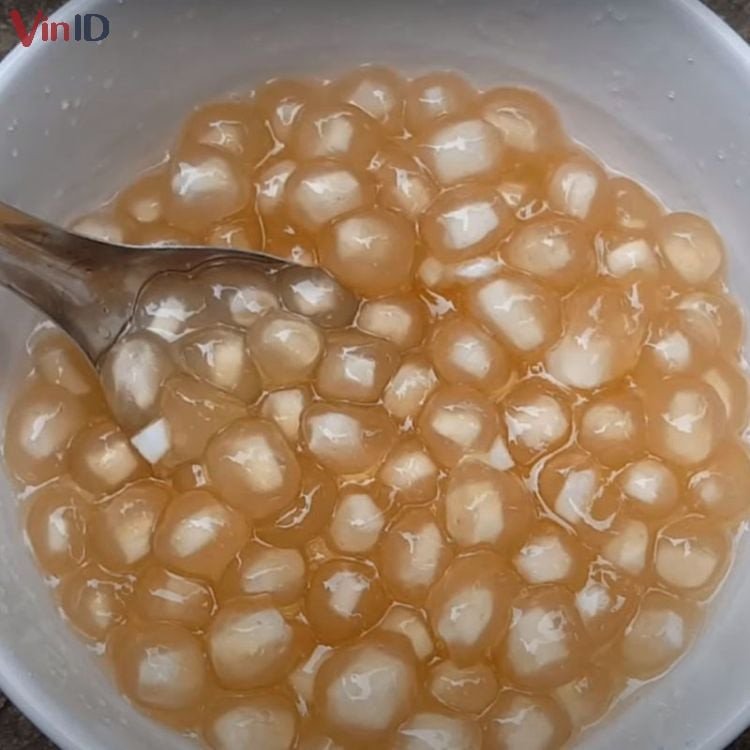 Trân châu nhân dừa dai giòn tự làm tại nhà