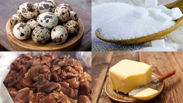Trứng cút lộn tươi ngon và các gia vị làm sốt me