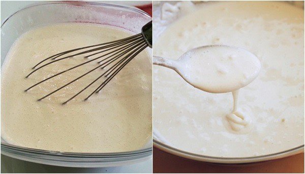 Ủ bột làm bánh bò hấp bột mì