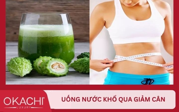 Uống nước mướp đắng giảm cân
