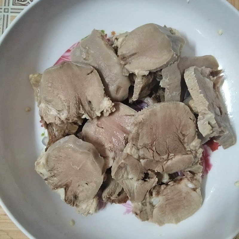 Ướp bao tử nấu tiêu chuẩn vị