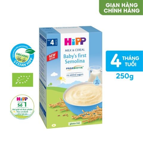 Ưu điểm bột ăn dặm HiPP cho bé 4 tháng, giàu dinh dưỡng, dễ tiêu hóa
