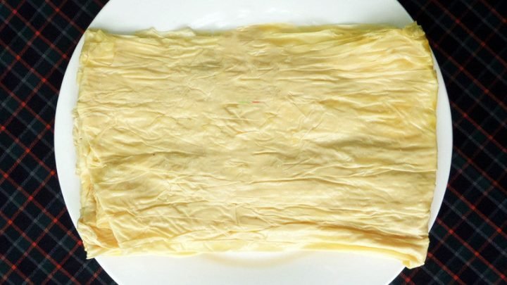 Váng đậu nành (tàu hủ ky) khô chưa chế biến