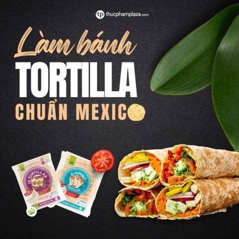 Vỏ bánh tortilla xếp chồng chuẩn vị Mexico